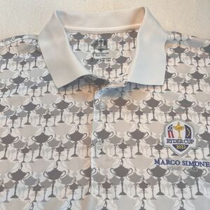 Ryder Cup Team 2023 Golf Polo Marco Simone Rome Italy Scheffler McIlrory 2XL XXL